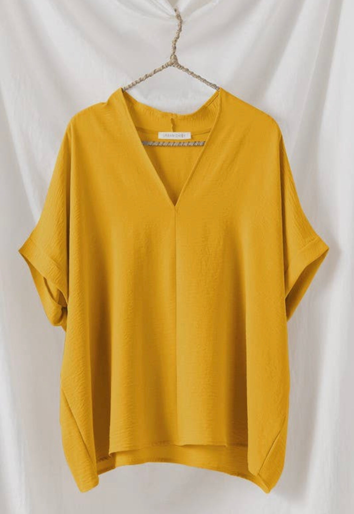 Oversized V-Neck Boxy Top