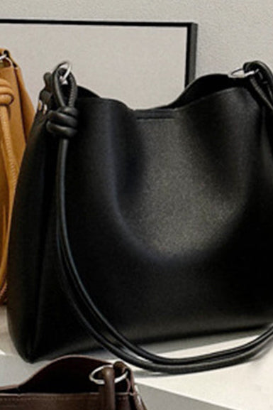 Black Underarm Knot Strap Bag