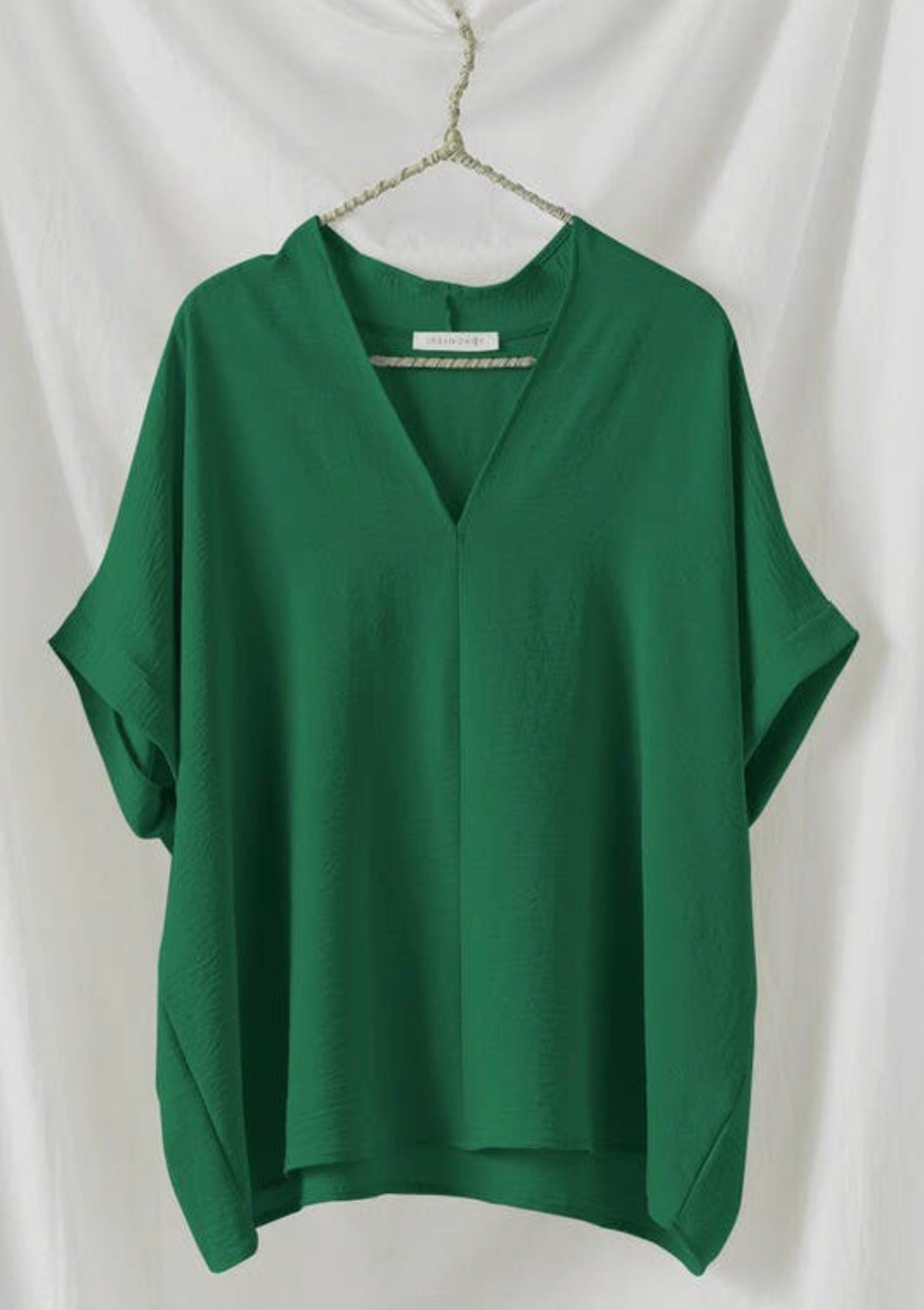 Oversized V-Neck Boxy Top