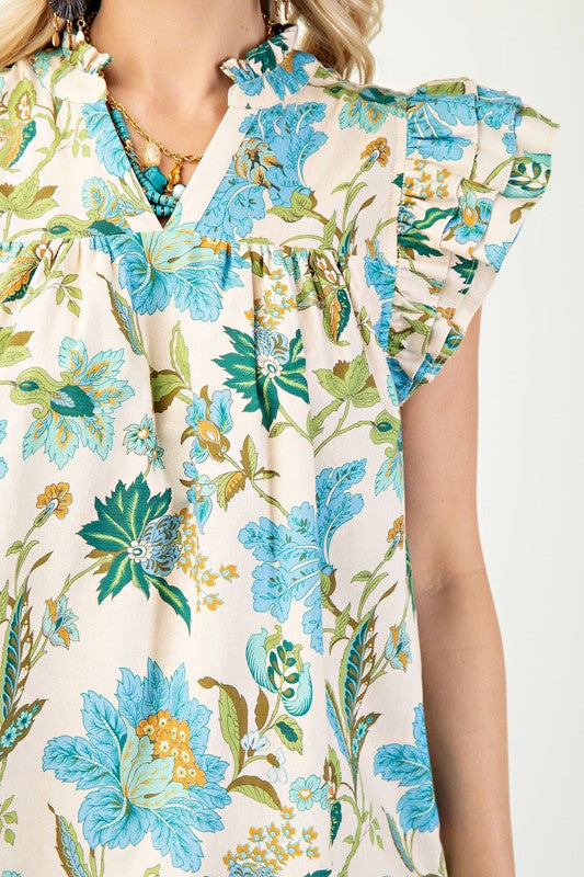 She Spoke in Florals Dress