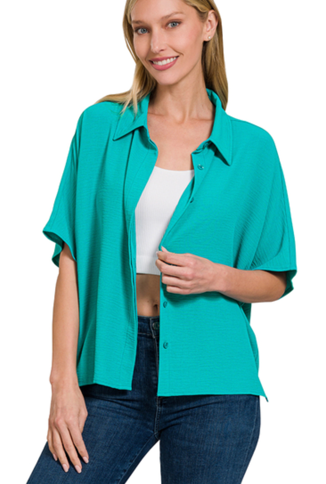 Solid Airflow Button Up