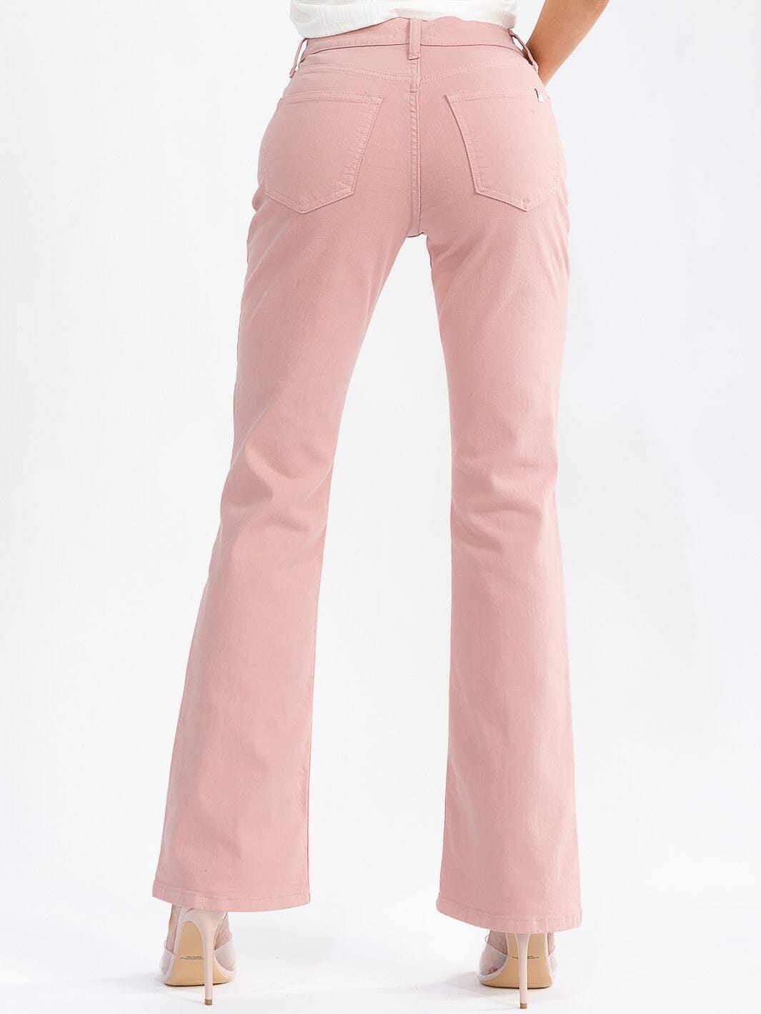 Blushing High Rise Flare Jean