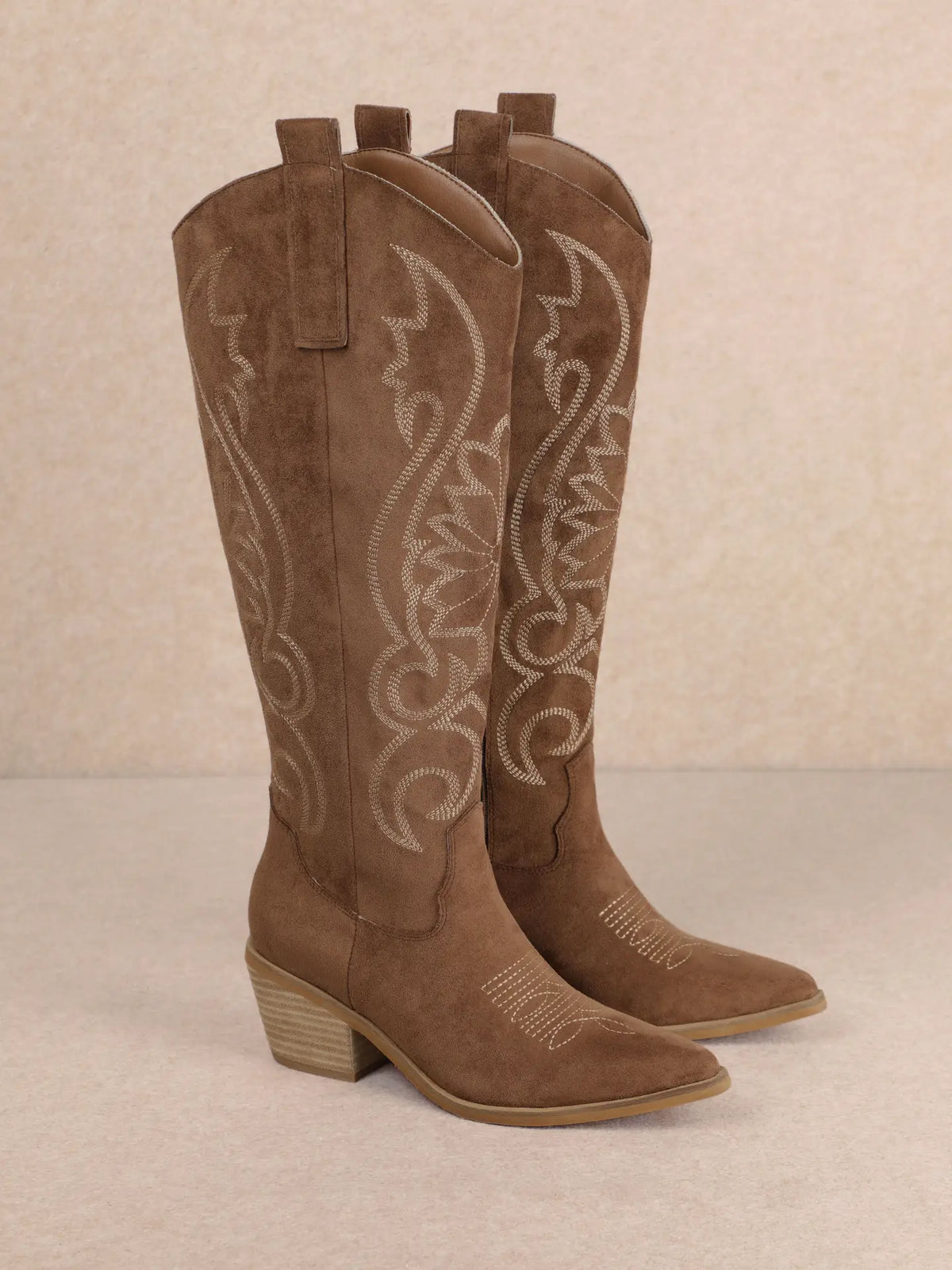 Giada Cowgirl Boot in Coffee