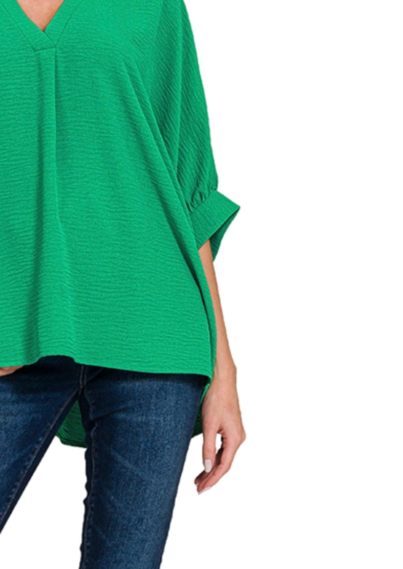 Kelly Green Airflow Top