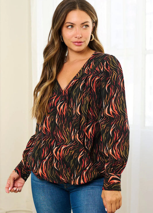 Marginalia V-Neck Blouse