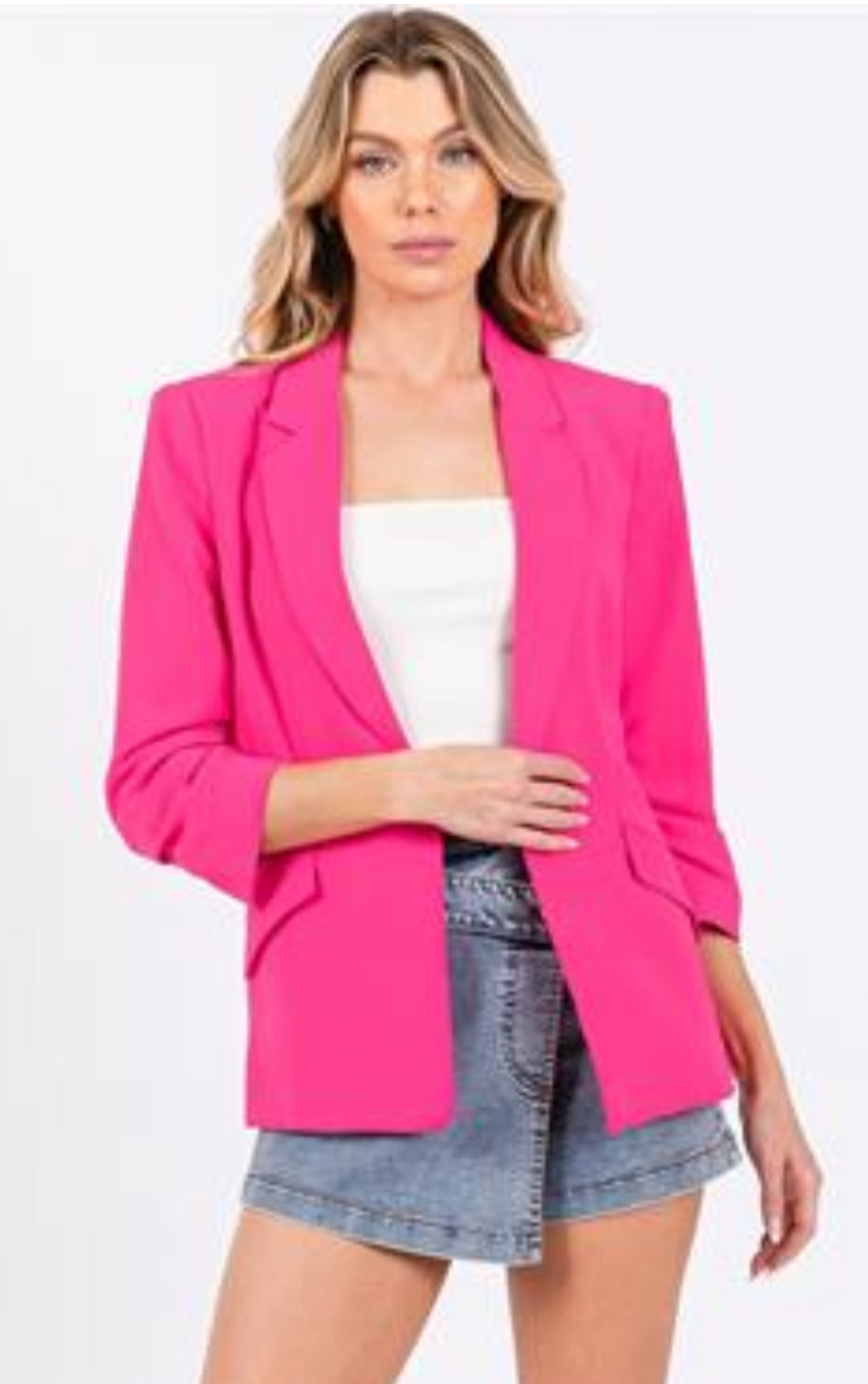 Fuchsia Blazer