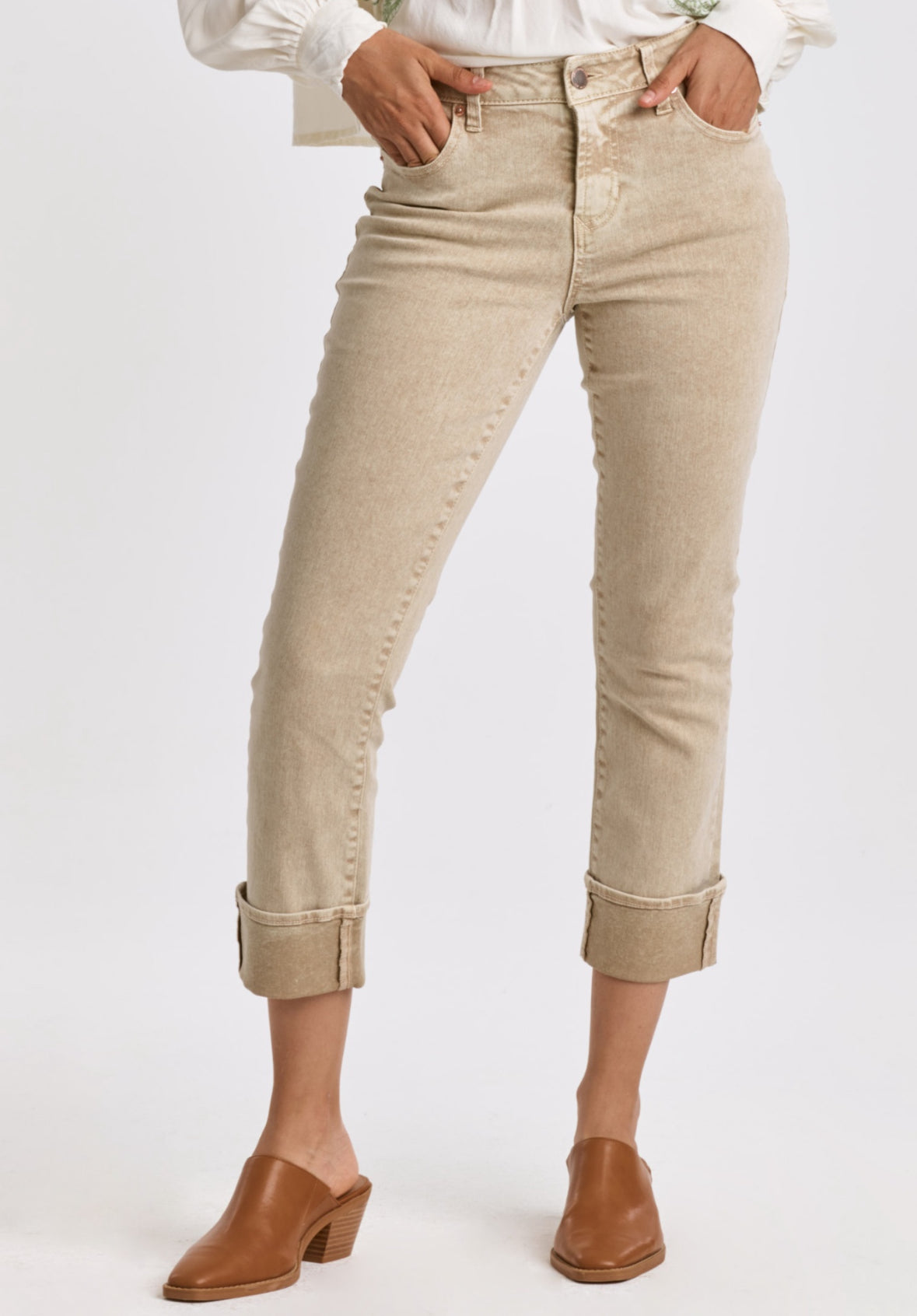 Golden Road Blaire Cuffed Jeans