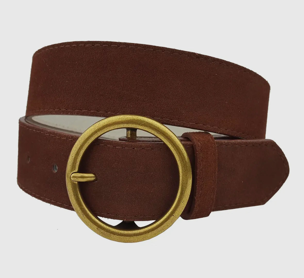 Genuine Suede Belt