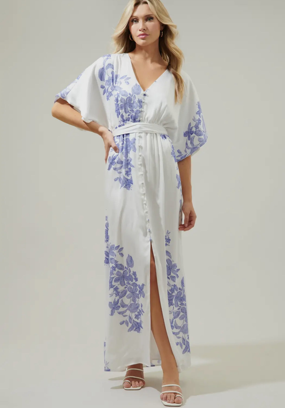 Berlin Floral Mielle Kimono Dress