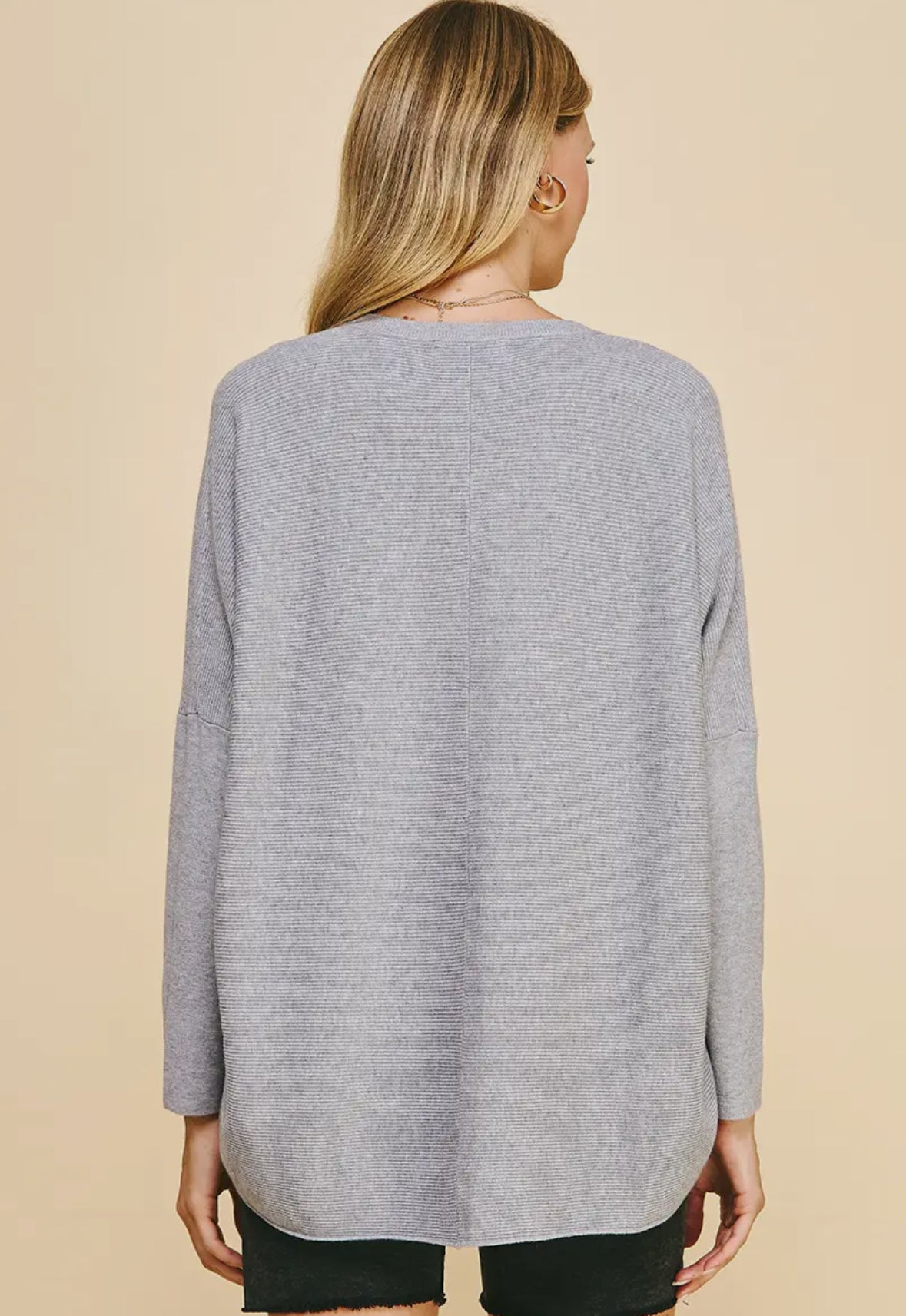 Dolman V-Neck Sweater