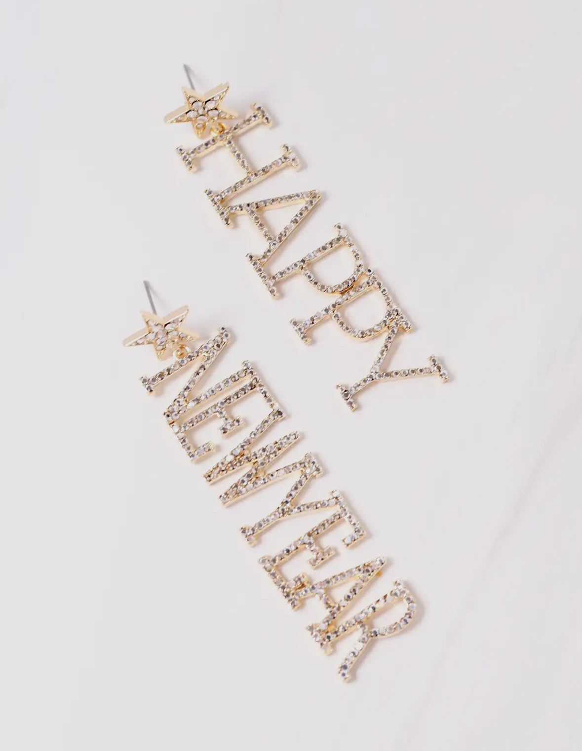 Happy New Year Star Earring