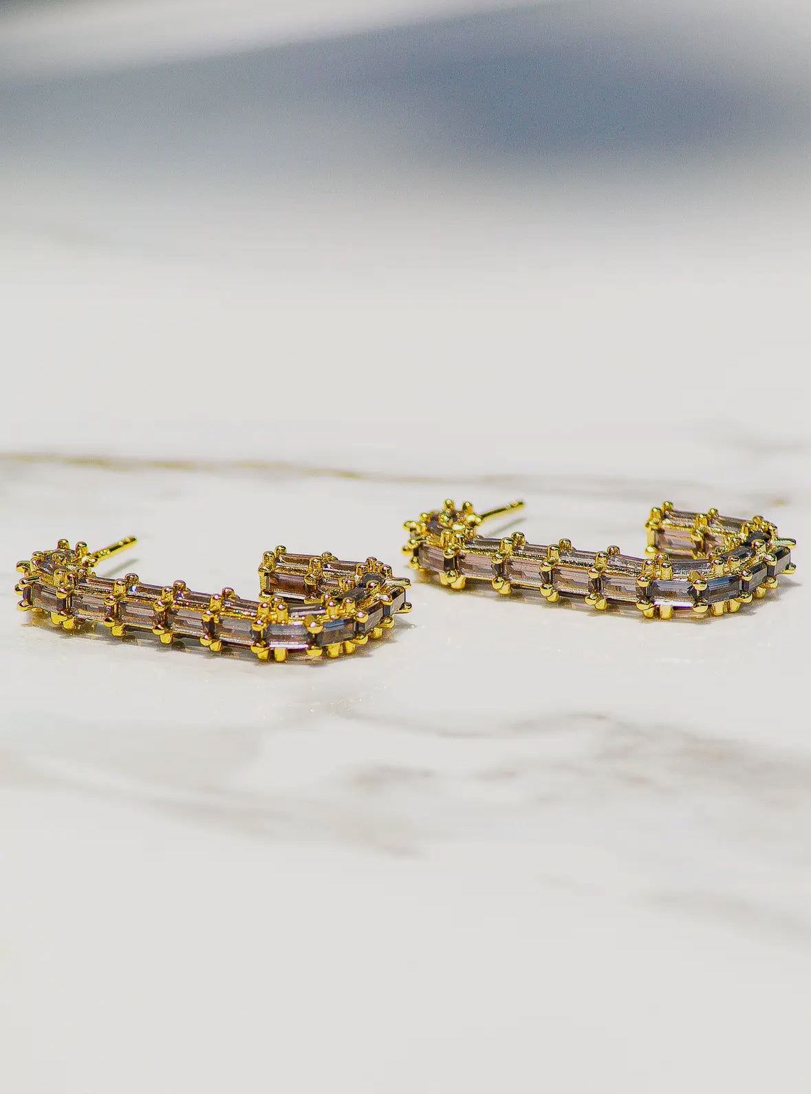 Native Gem Glam Hoop Alexandrite