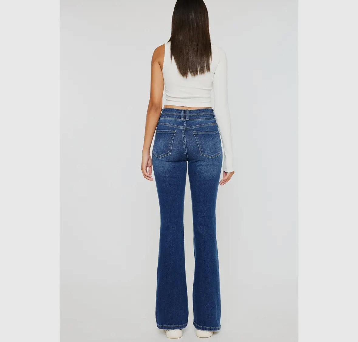 Petit High Rise Skinny Bootcut