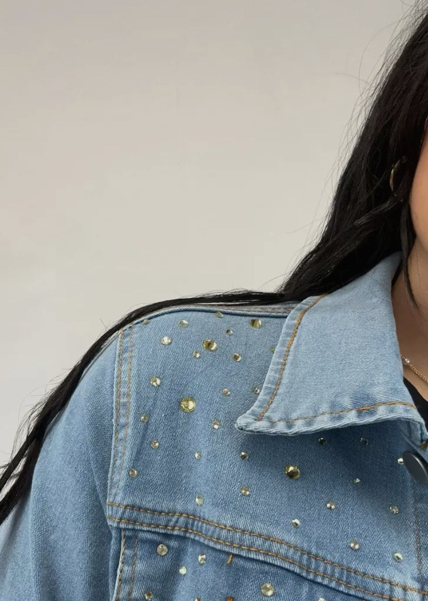 Golden Rour Denim Tiger Jacket