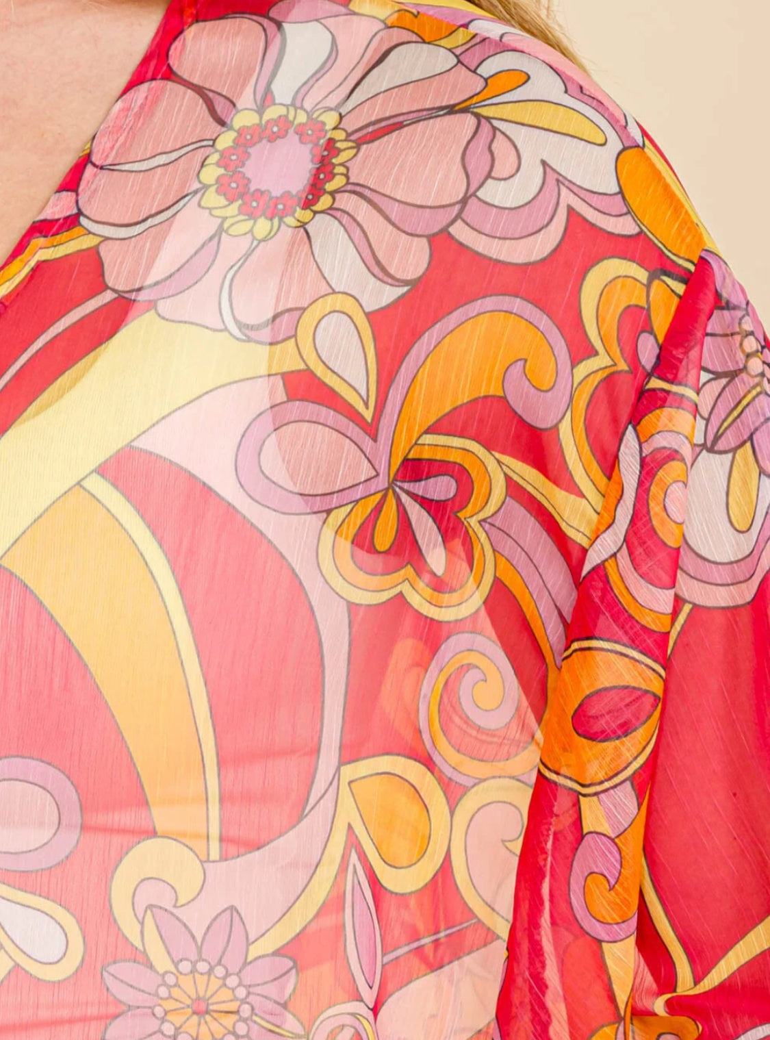 Open Front Breathable Kimono