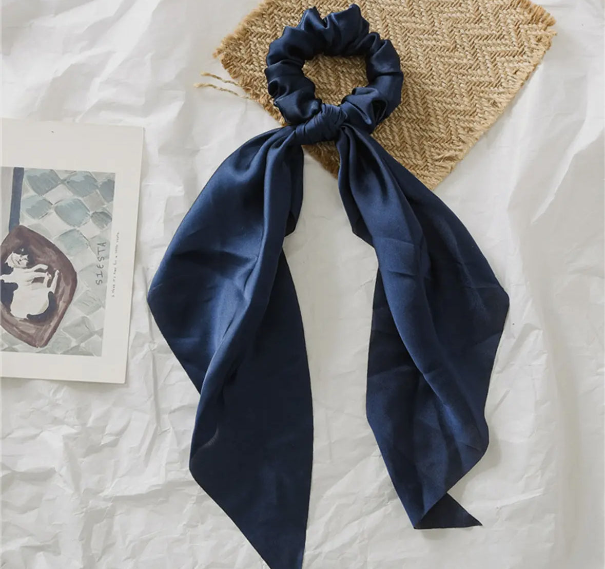 Satin Scarf Scrunchie