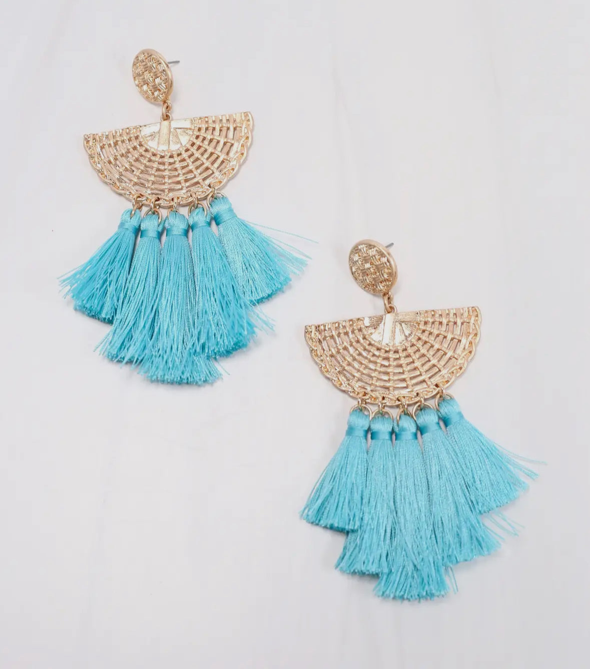 Colvin Turquoise Tassel Drop Earring