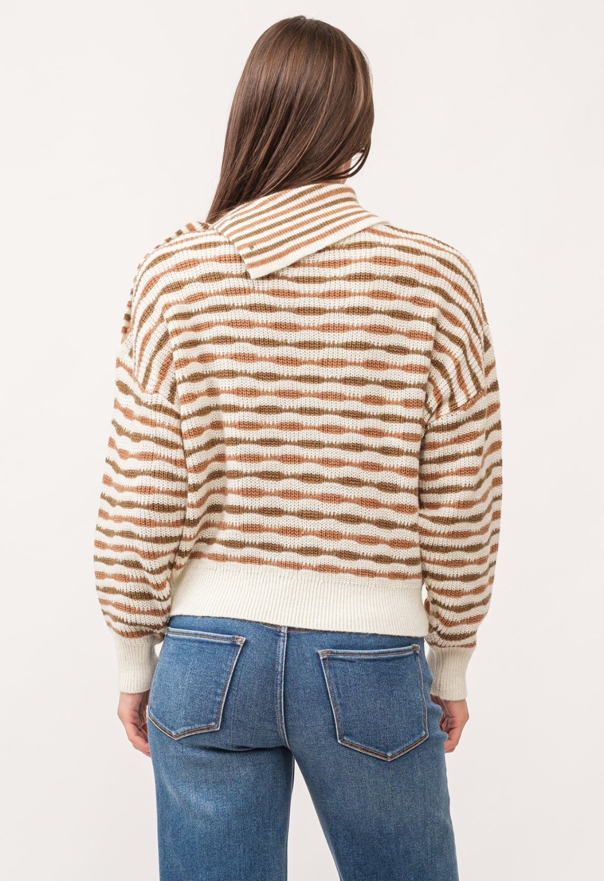 Ingrid Cafe Stripe Sweater