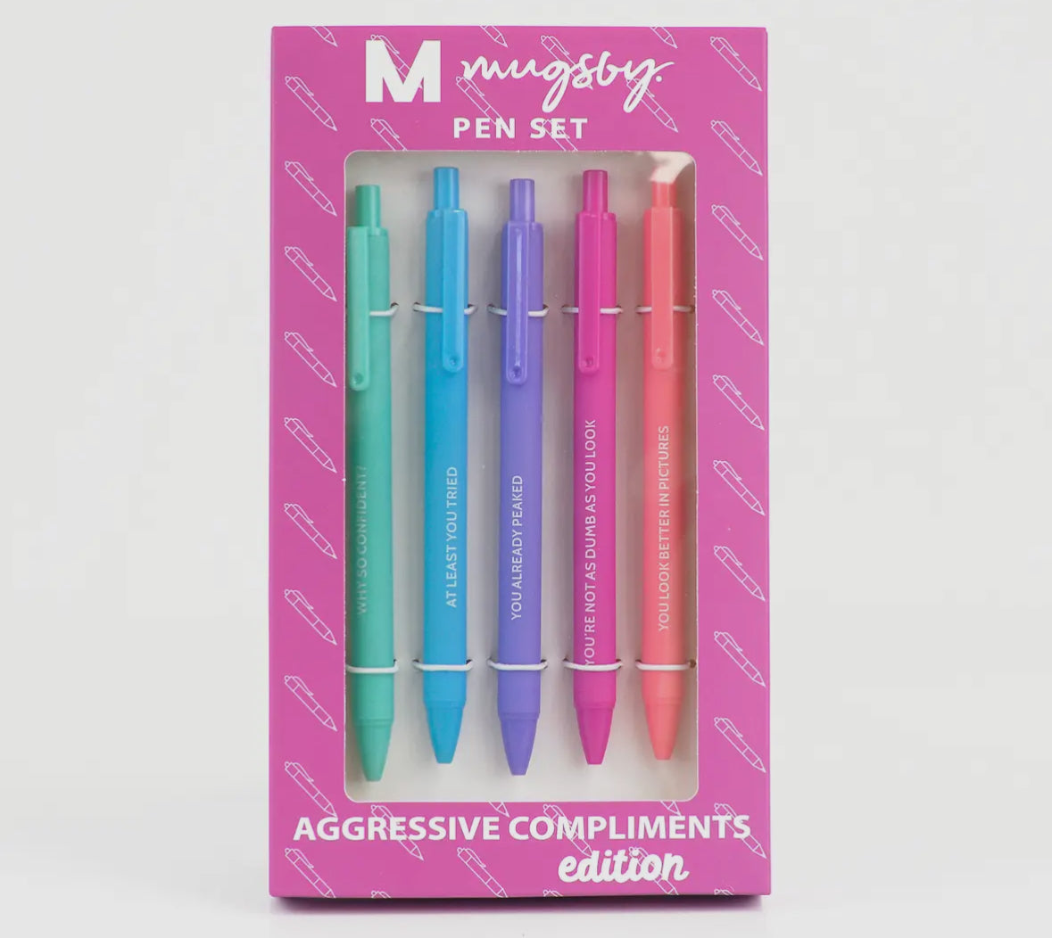 Aggressive Compliments Pen Set