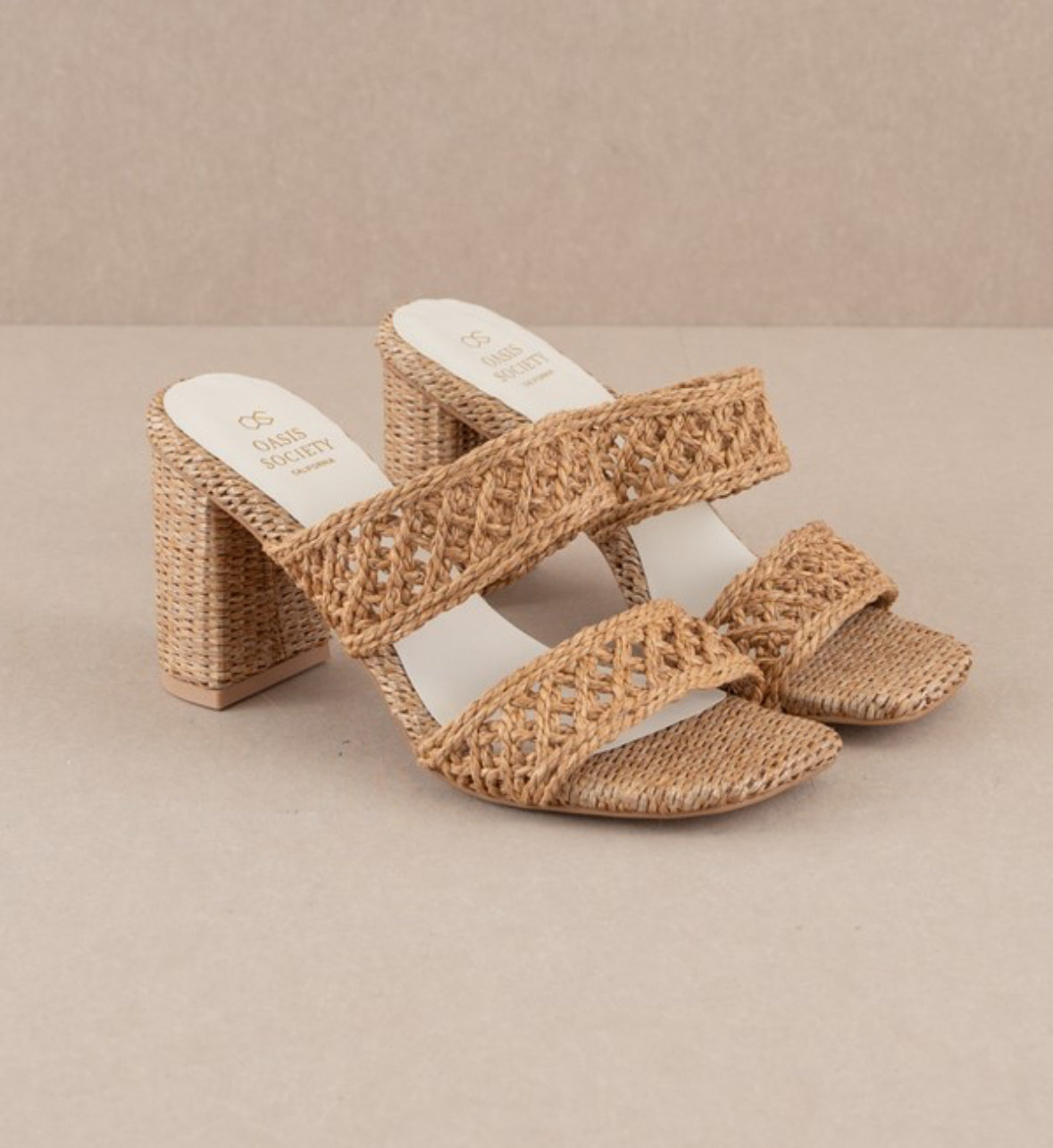 The Barbara Double Woven Band Heals