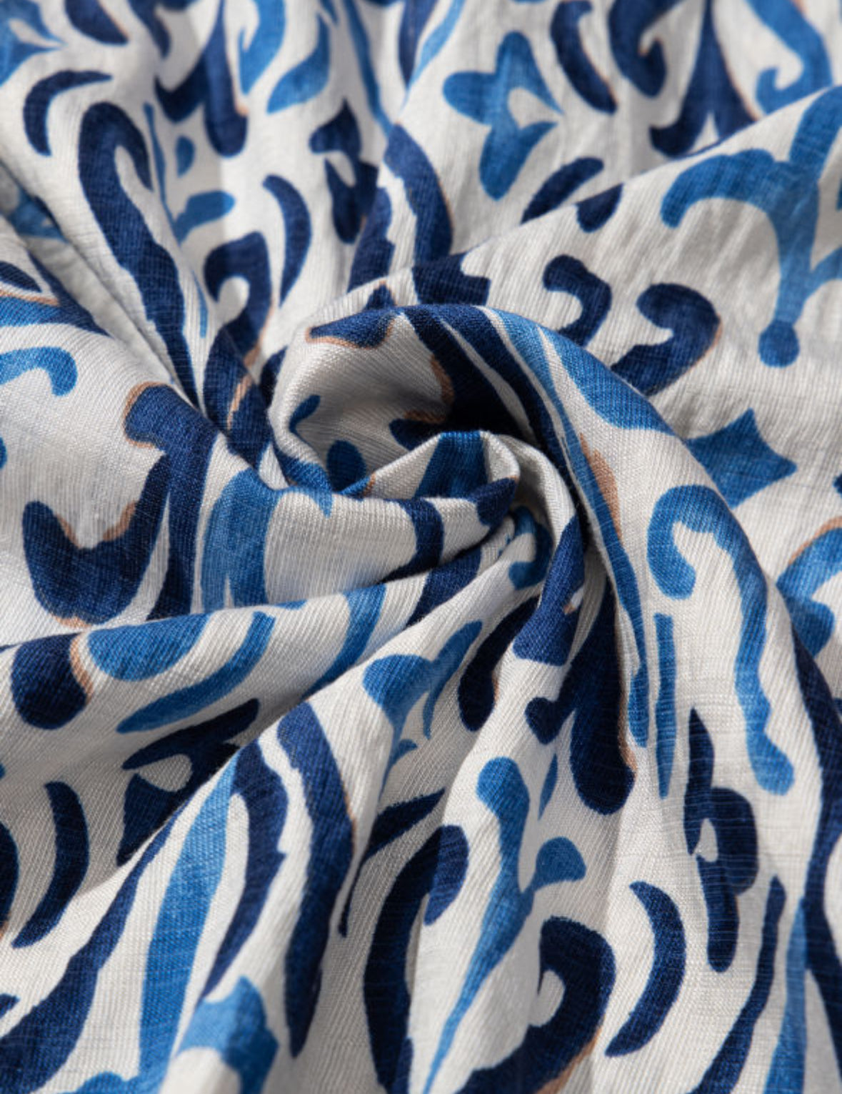 Abstract Blue Blouse