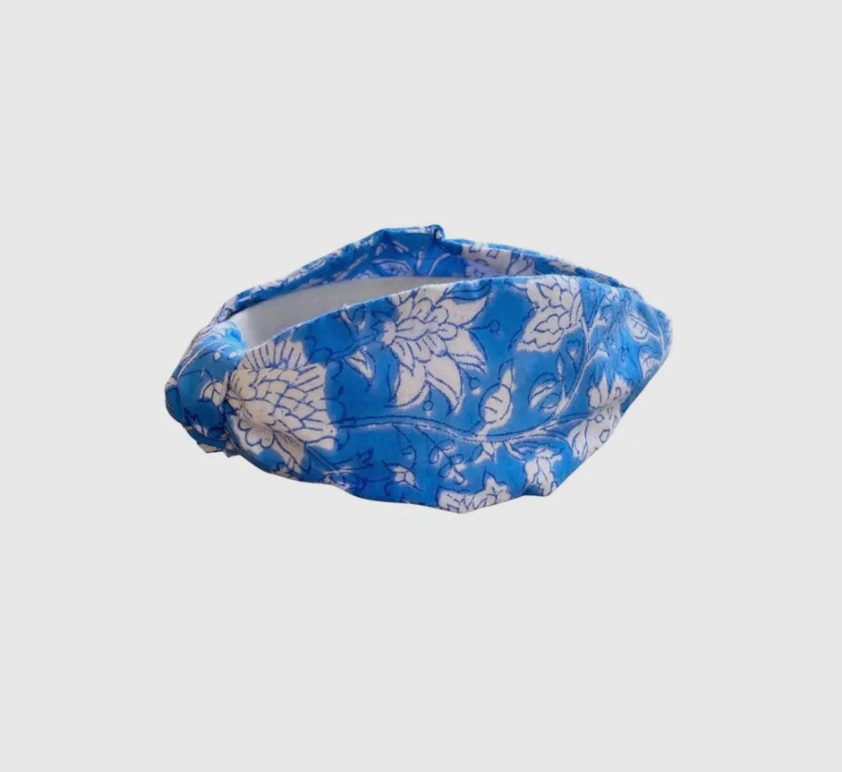 No Gem Block Print Headband