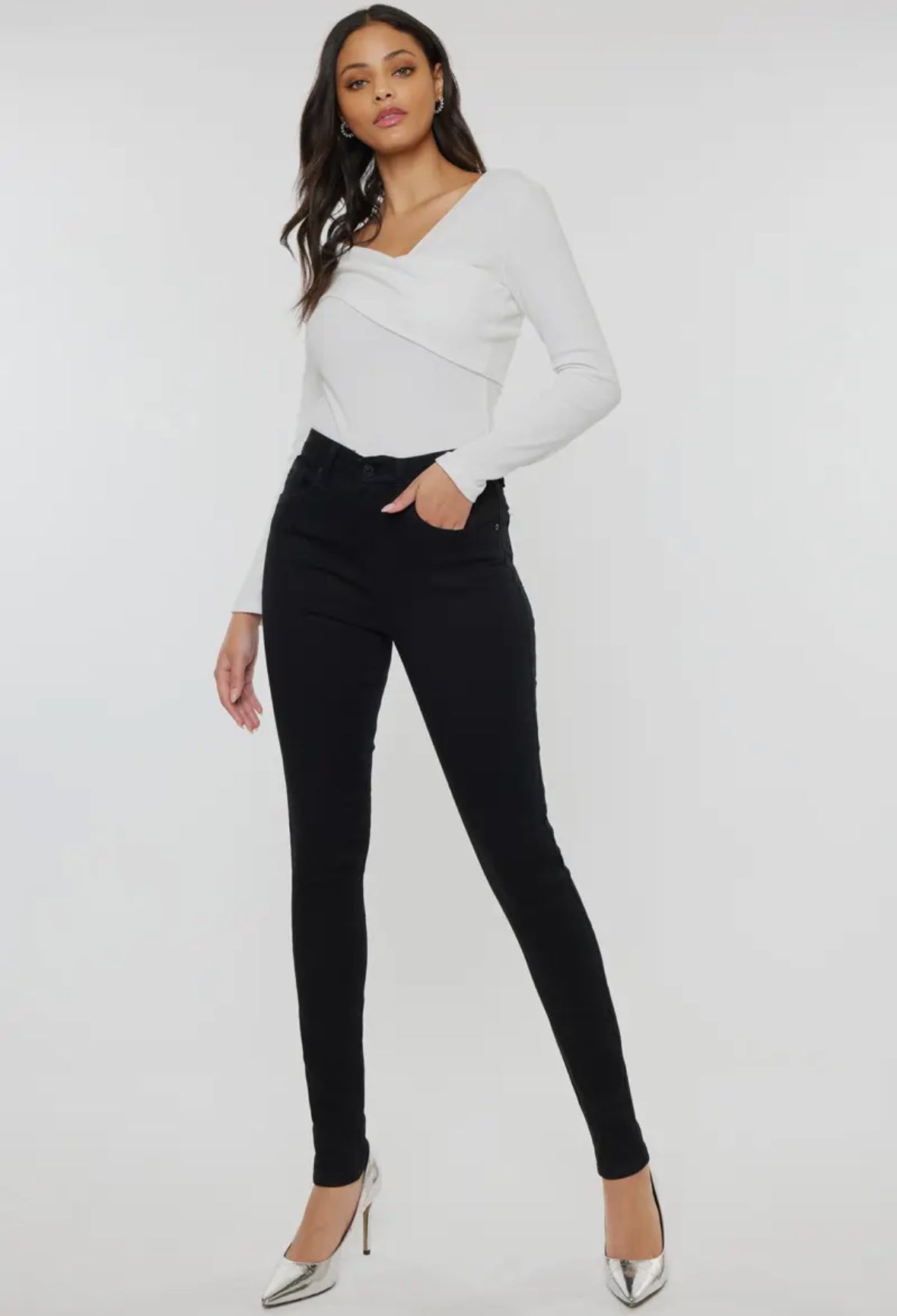 Black Super Skinny Stretch Jean
