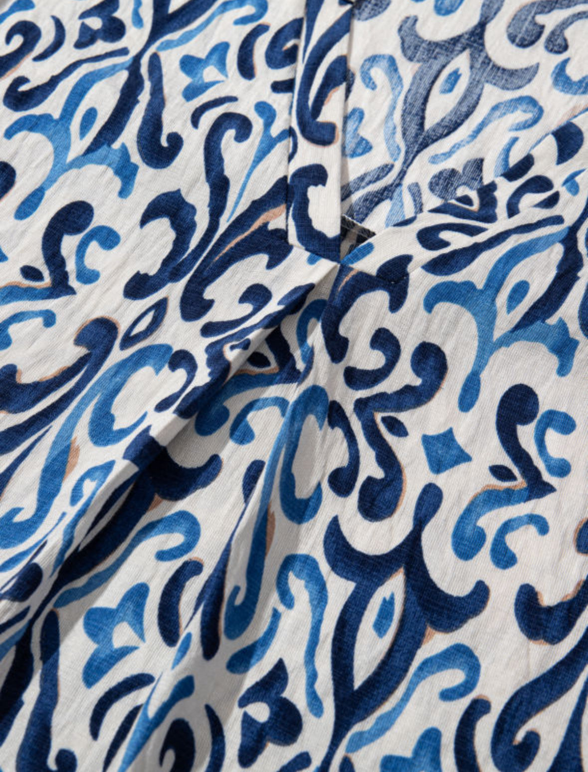 Abstract Blue Blouse