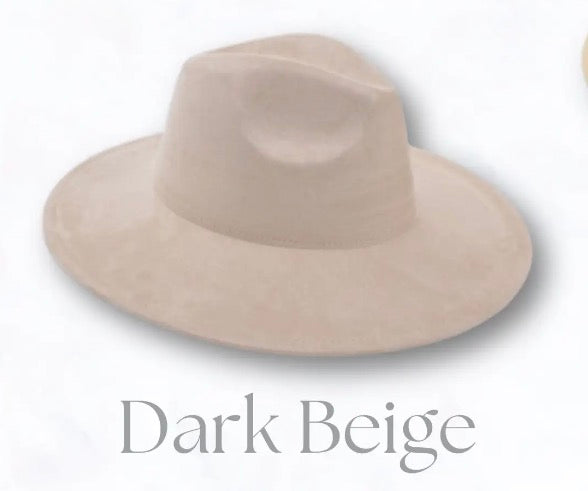 Peach Top Suede Large Eaves Hat