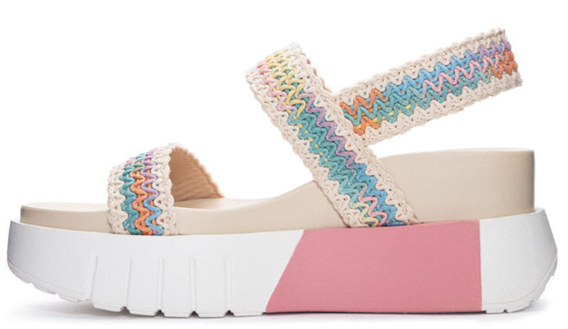 Egan Platform Wedge Sandals