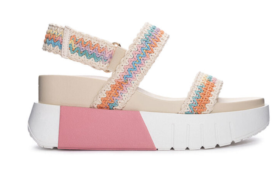 Egan Platform Wedge Sandals