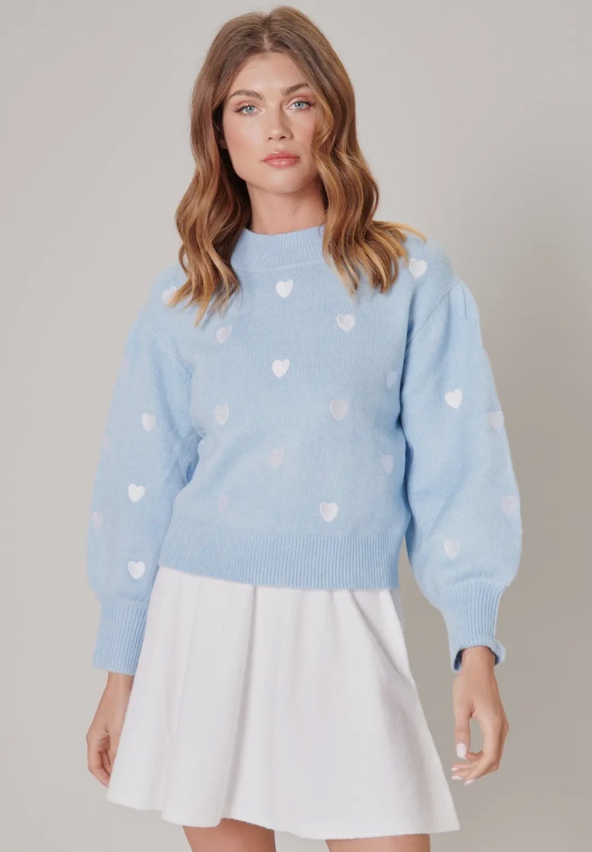 Cross My Heart Embroidered Sweater