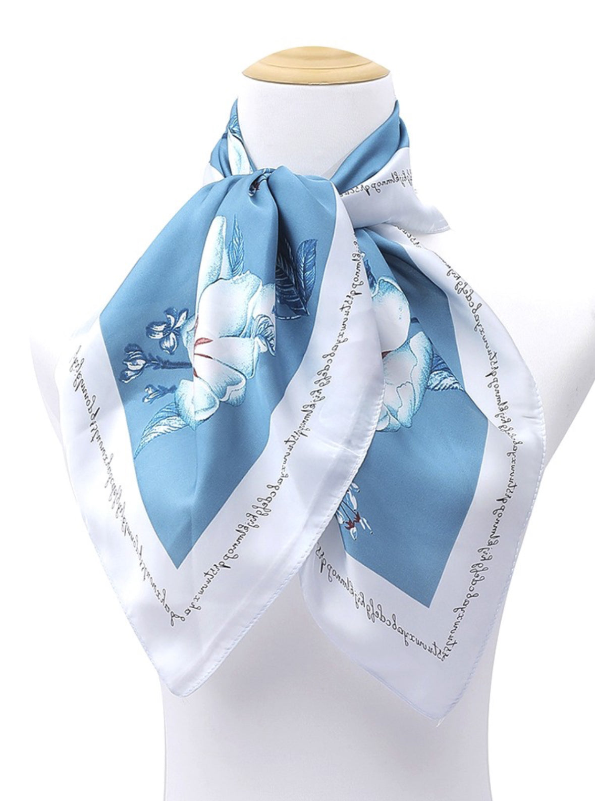 Floral Silk Scarf