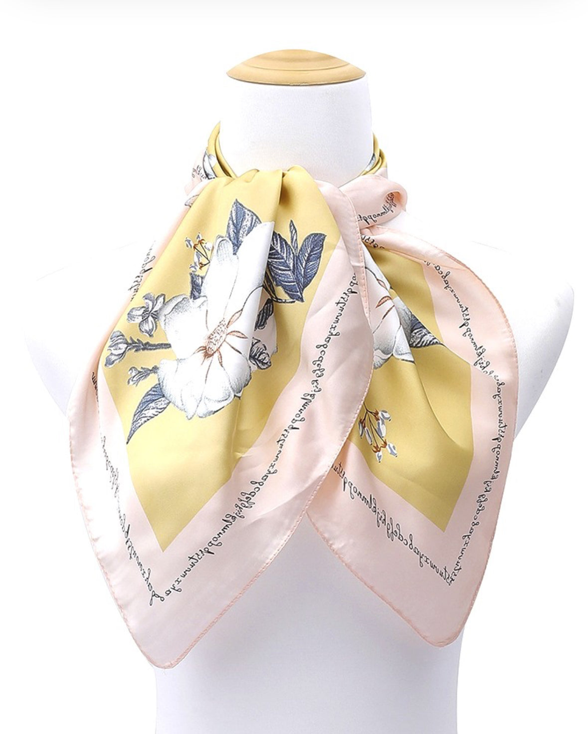 Floral Silk Scarf