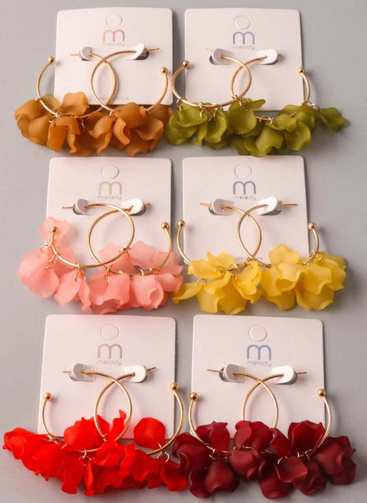 Assorted Petal Hoops