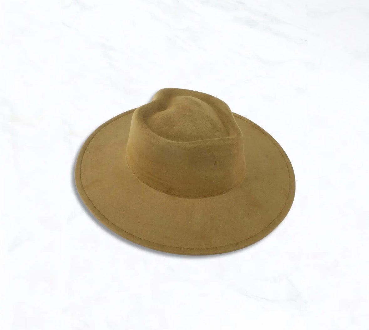 Heart Top Suede Large Eaves Hat