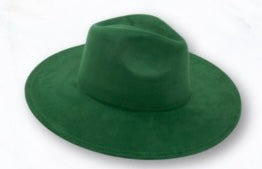 Suede Large Brim Hat