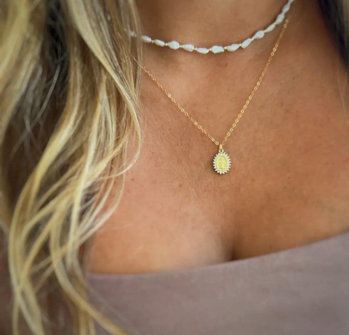 Blessed Mother Necklace