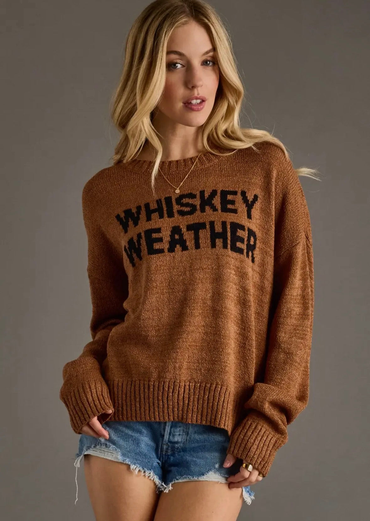 Whiskey Weather Sweater
