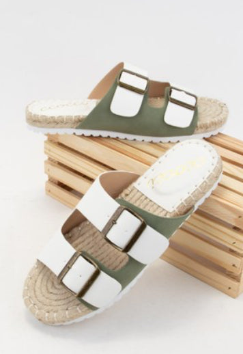 Green Tea Dayton Sandals