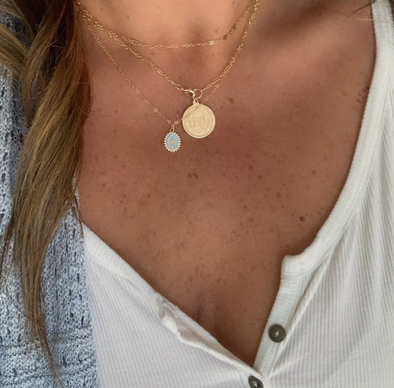 Lourdes Virgin Mary Necklace