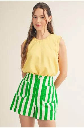 Ruched Trim Tank