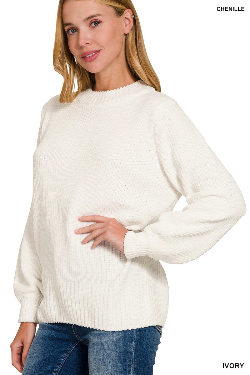 Soft as… Snow Sweater