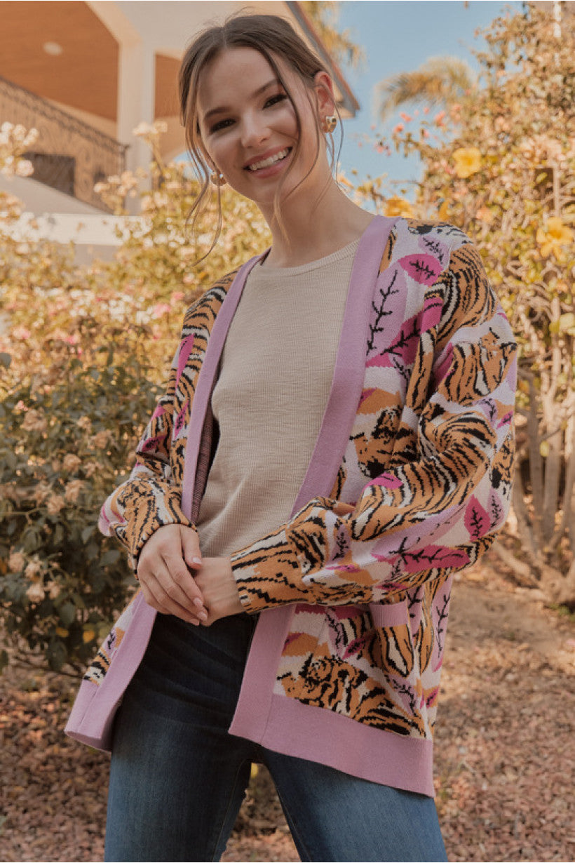 Pink Tiger Carrdigan