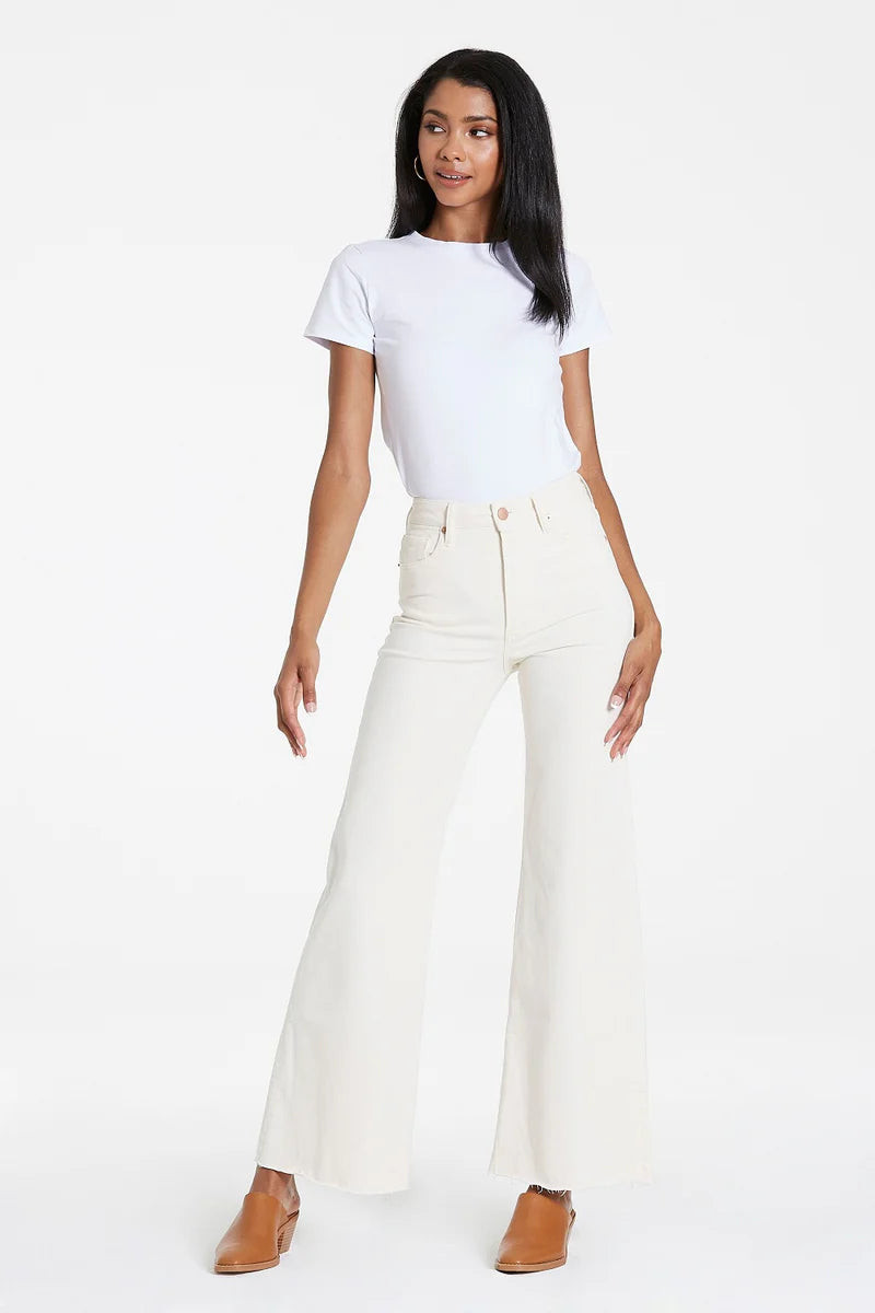 Fiona Wheat Wide Leg Jeans