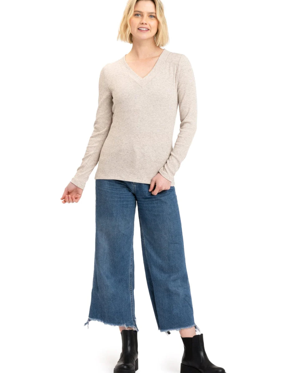 Kelly Rib V-Neck