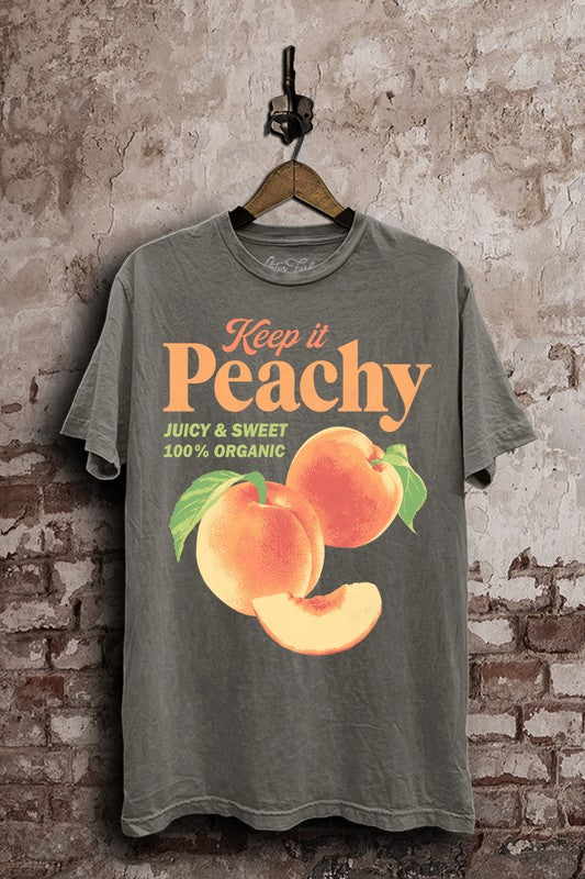 Keep It Peachy Graphic Tee