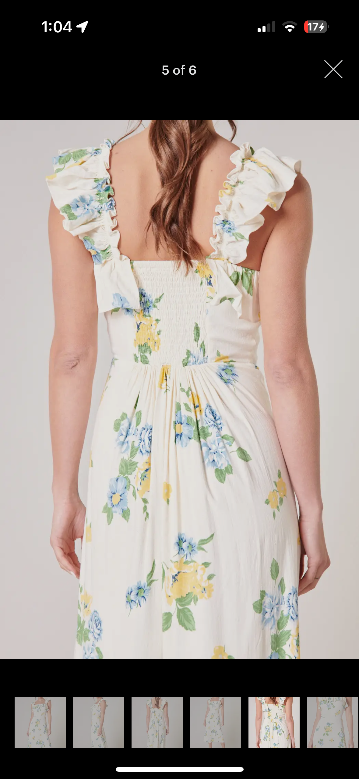 Zula Floral Milo Midi Dress