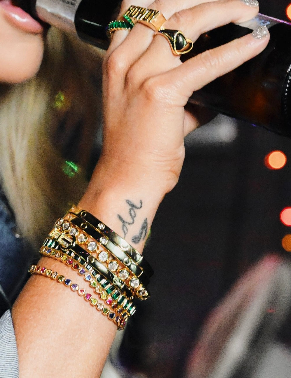 Texas Twister Emerald Tennis Bracelet