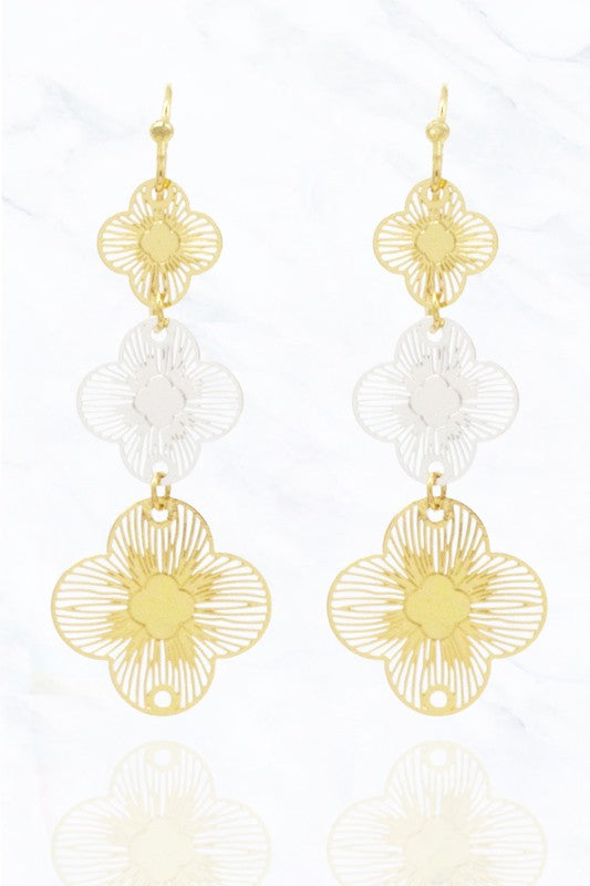 Filligree Drop Earrings